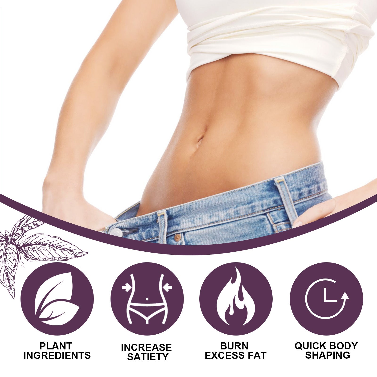 Body Shaping Drops Tighten Thigh Arm Belly Fat