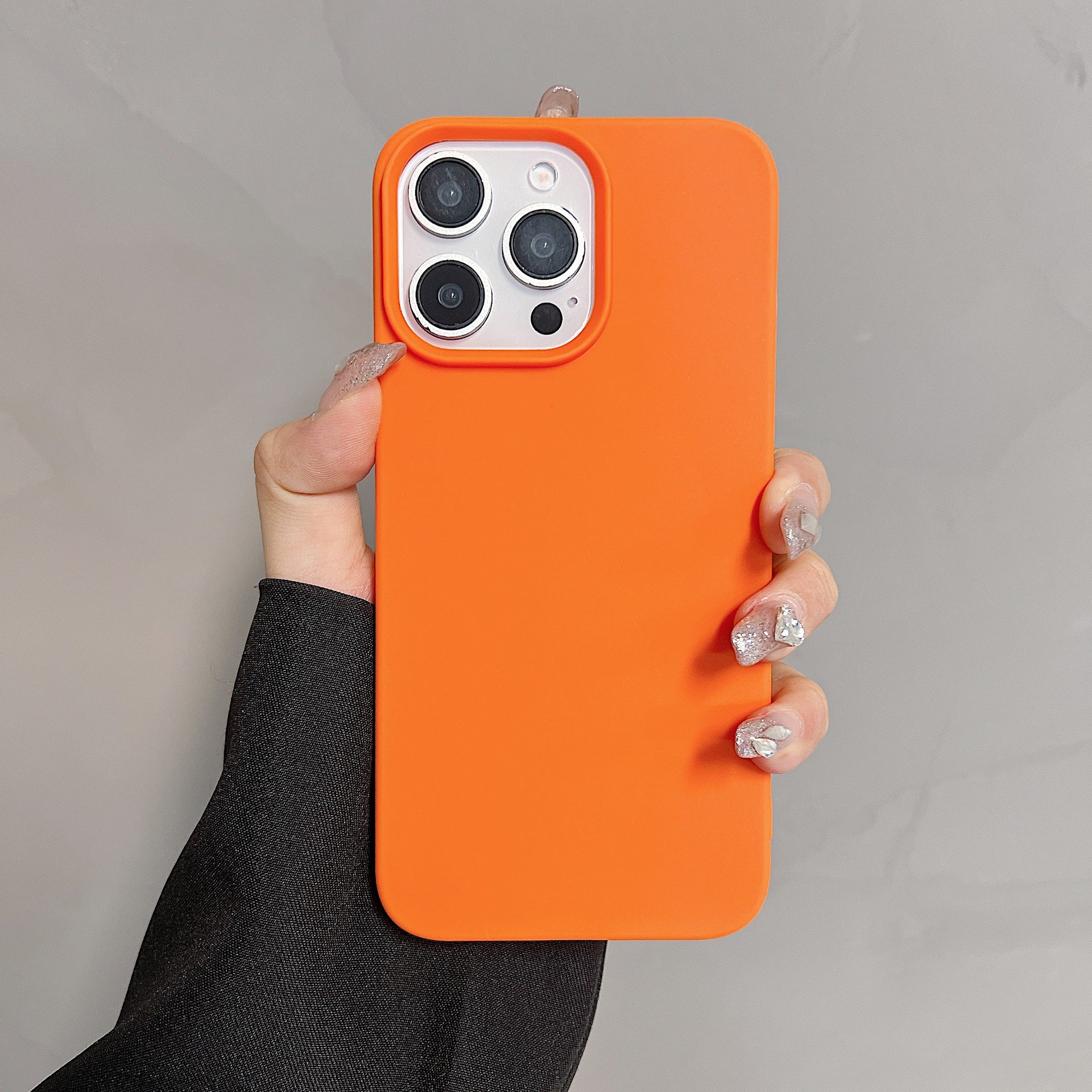Solid Color Half Pack Skin Feeling Matte Cover Protective Case