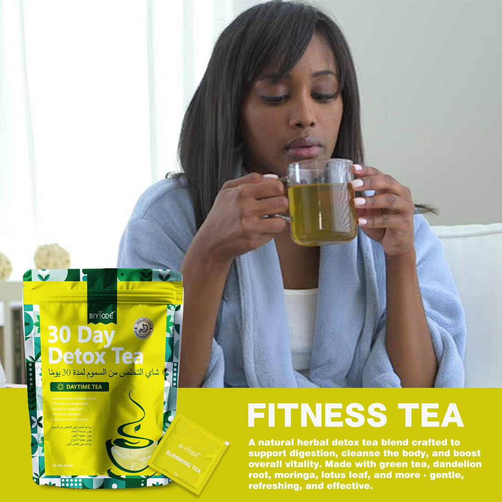 Private Label 30 Day Detox Tea Bag Herbal Supplements Factory OEM ODM Customization Available Support Body Detoxification And Fat Burning