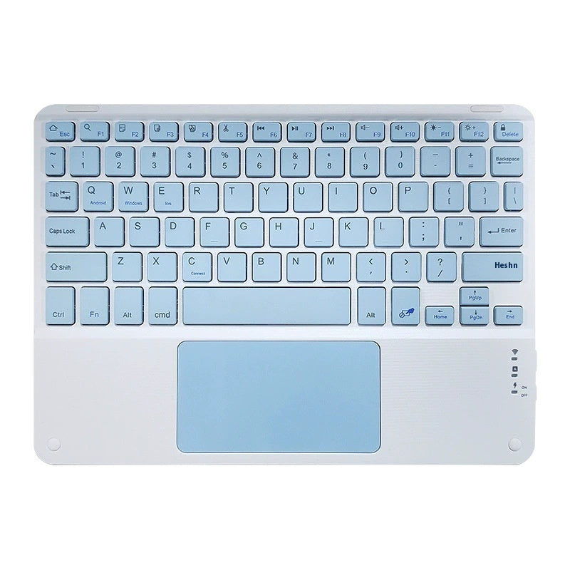 Bluetooth Keyboard With Touch For Mobile Phone Tablet Wireless Rechargeable