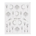 Flower Water Nail Stickers