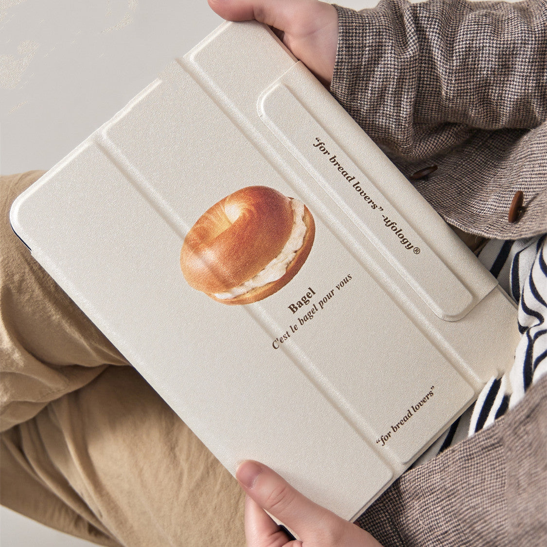 Fashion Minimalist Printing Tablet Magnetic Case