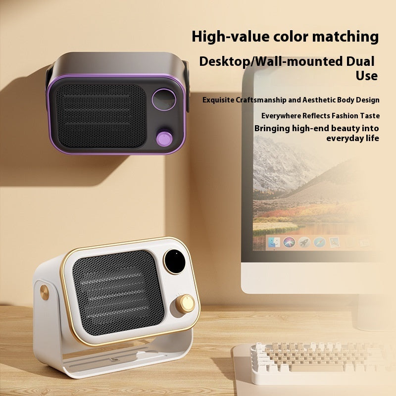 Table Stand Warm Air Blower Desktop Small High-power Heater