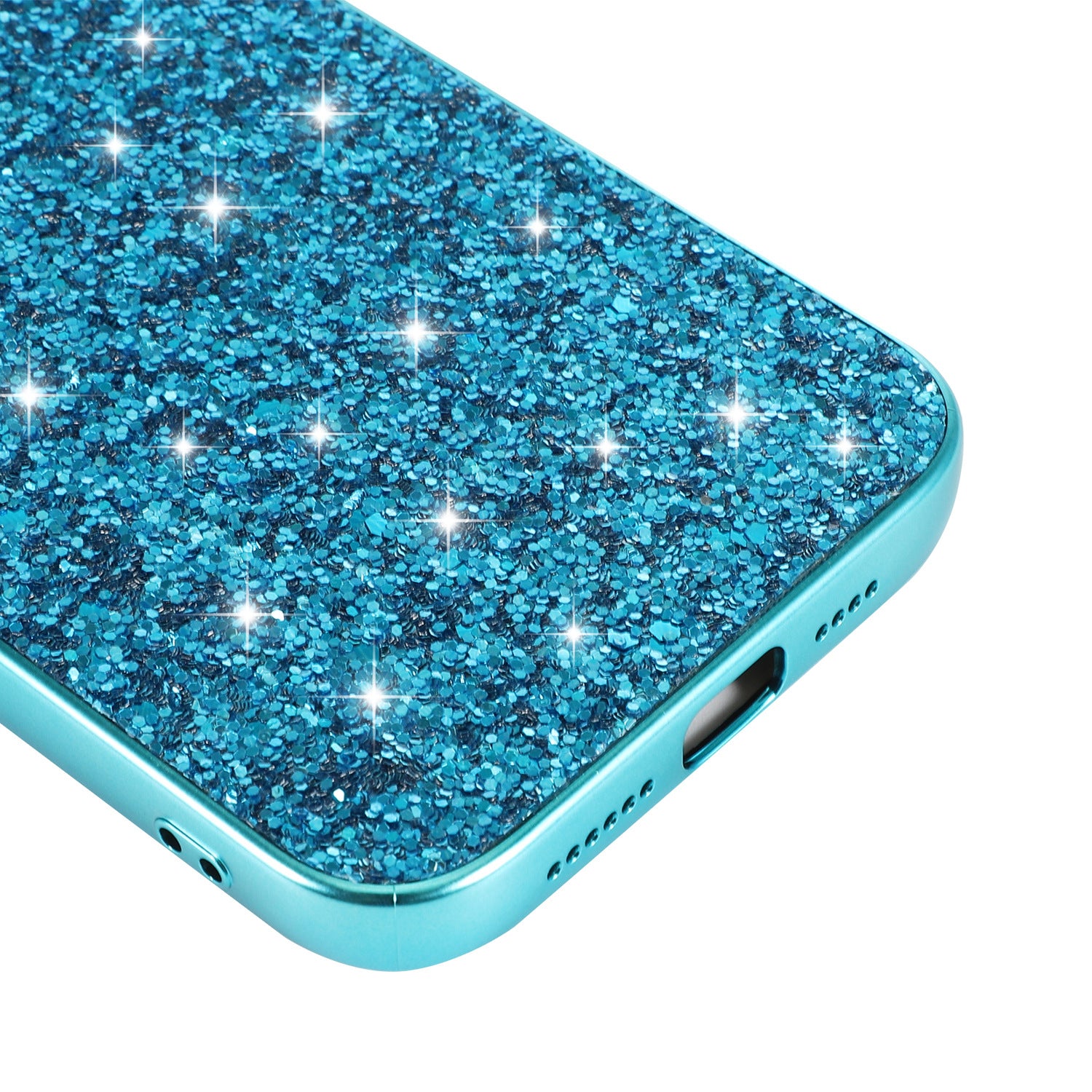 Pure Color Protective Cover Sequins Veneer