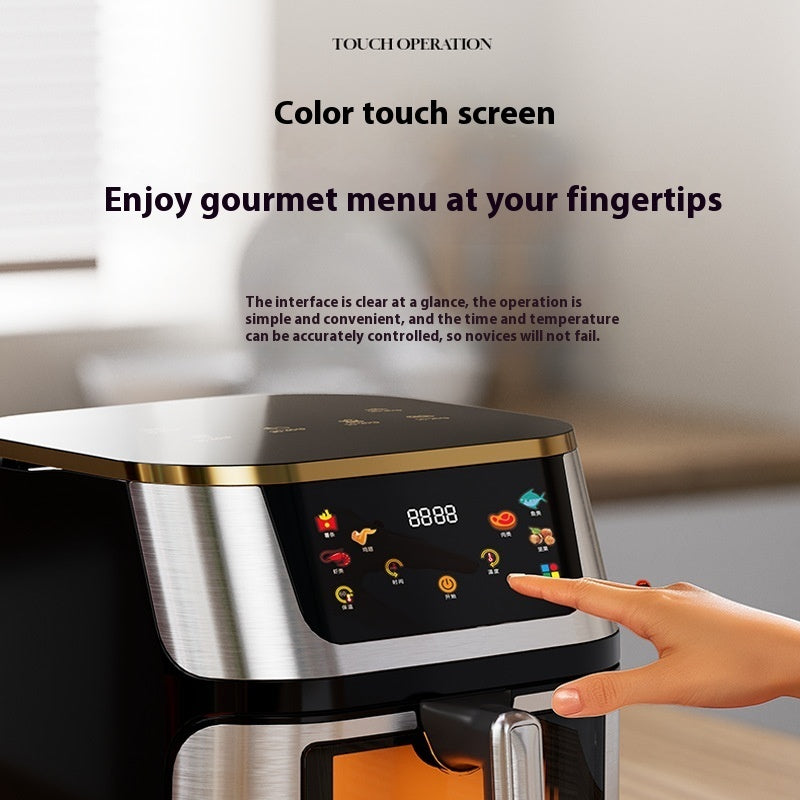 10L Super Large Visual Intelligent Air Frying Oven Automatic Deep Frying Pan