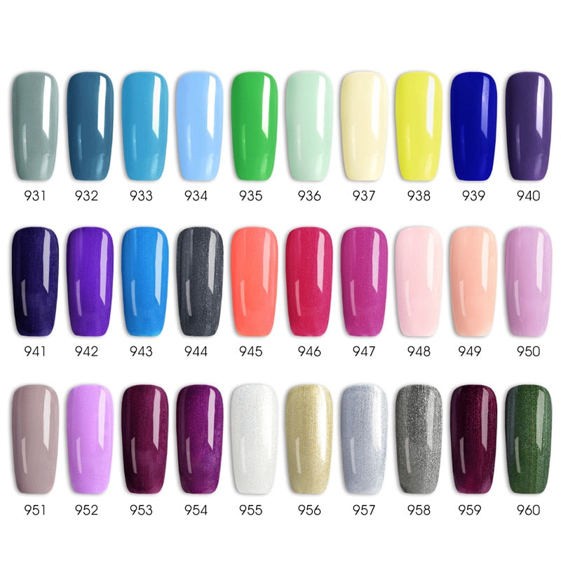 Colorful UV and LED Nail Gel