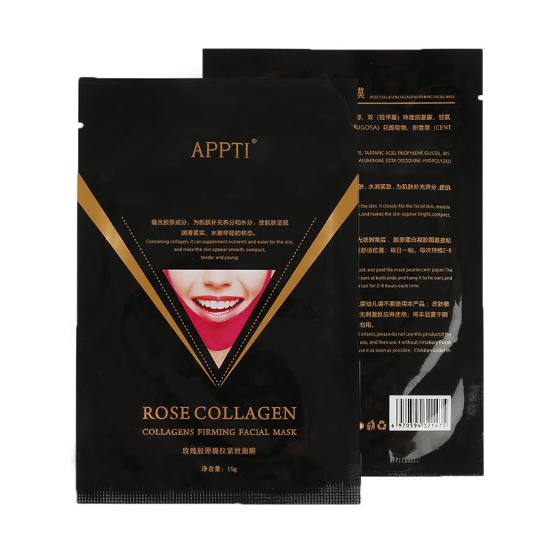 Gel hanging ear type V face mask