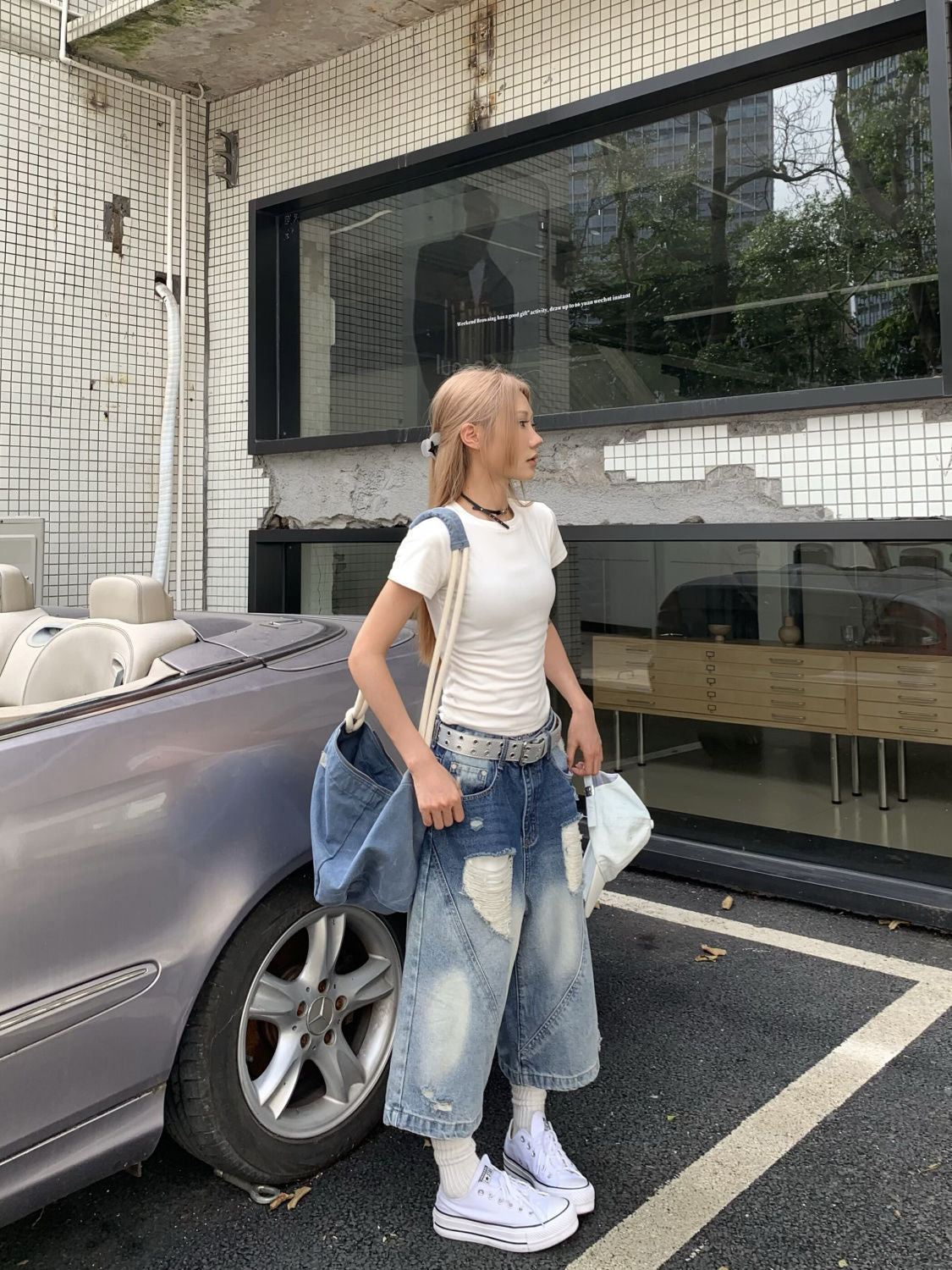 Personality American Retro Jeans For Women