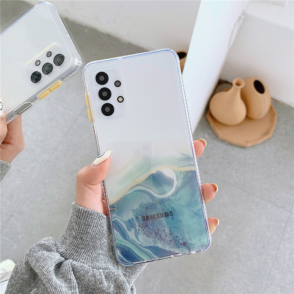 S21ultra Marble Soft Shell Protective Cover