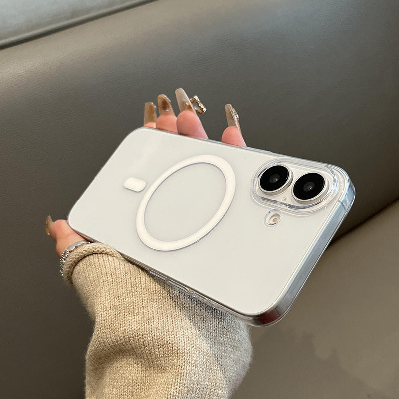 New Ultra-thin Transparent Magnetic Phone Case