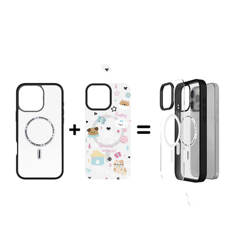 Any Suction Removable Back Cover Transparent Drop Protection