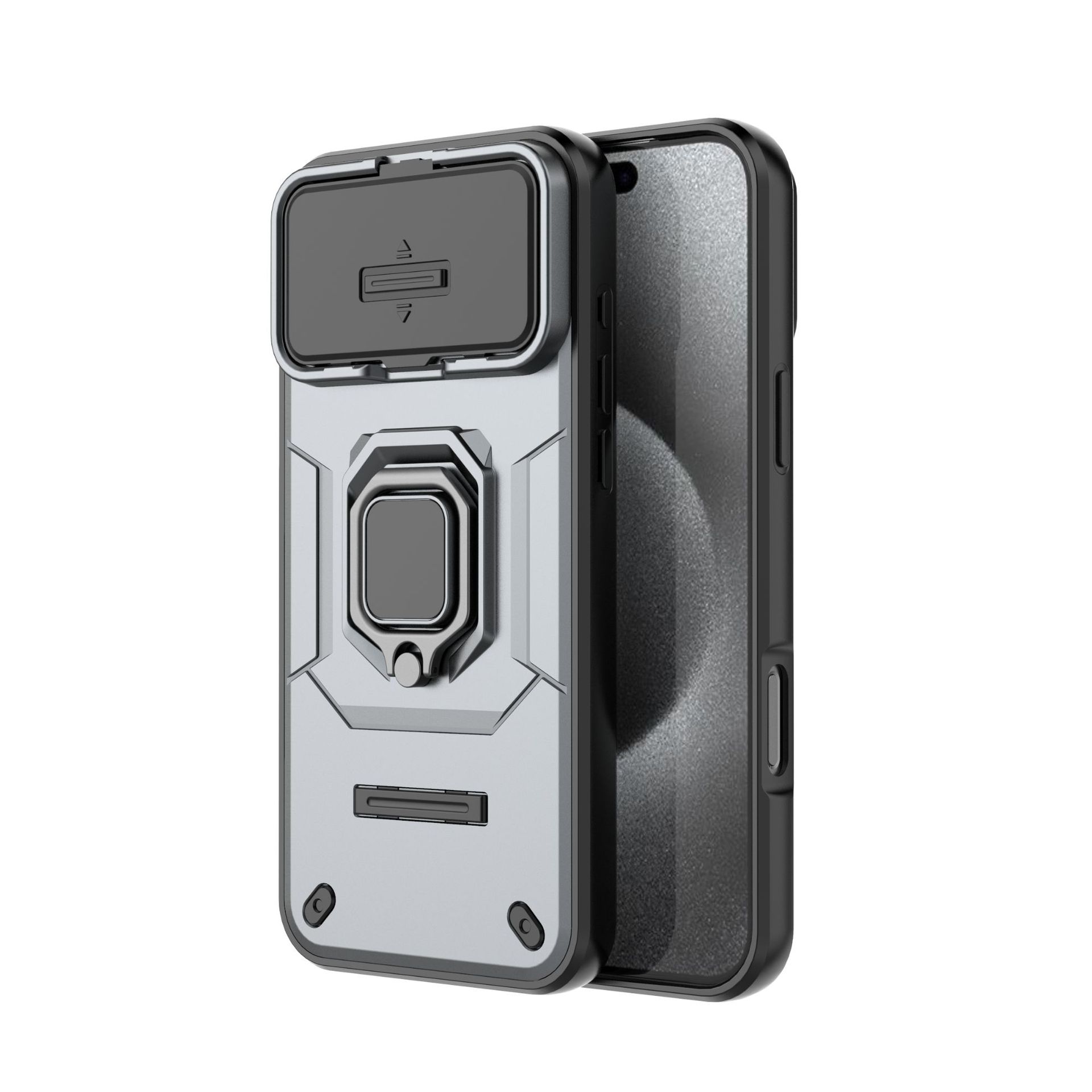Battle Bear With Kickstand And Ring Holder, Anti-Drop Protective Cover
