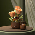 Preserved Flower Building Blocks Motion Flowers Model Birthday Valentine's Day Gift