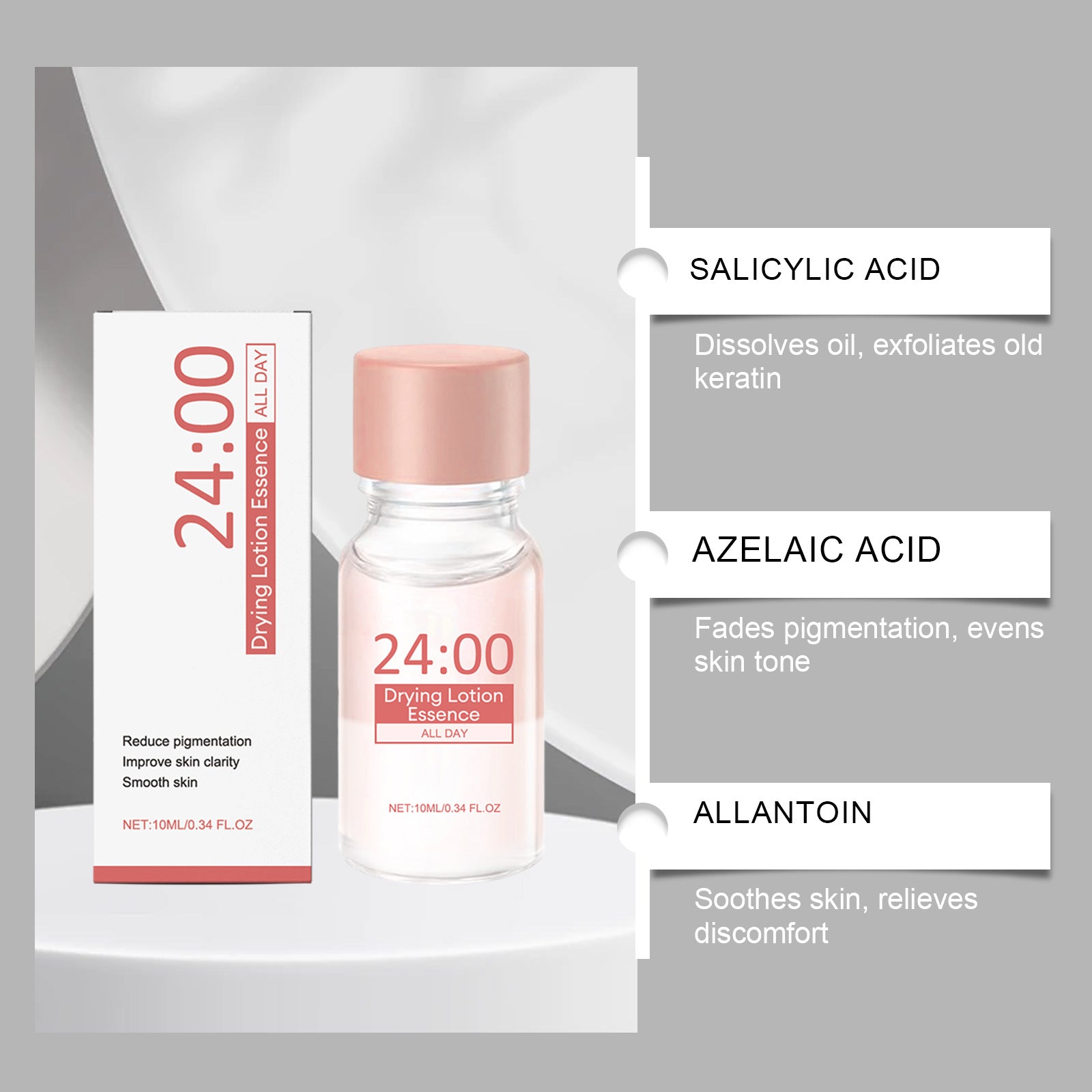 Moisturizing And Nourishing Salicylic Acid Facial Serum For The Skin