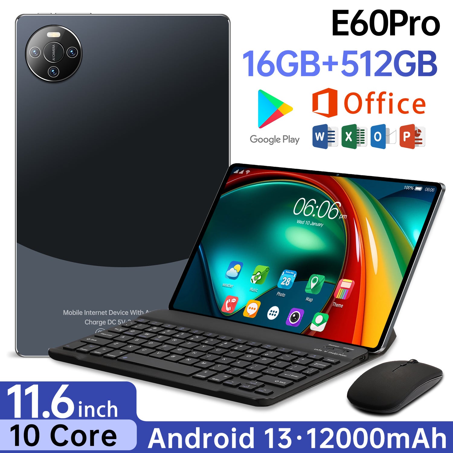 Portable And Minimalist Home Tablet Computer