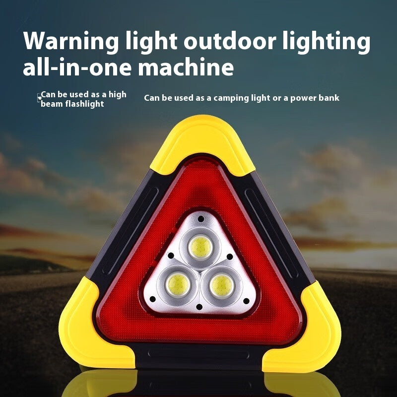 Car Tripod Car Warning Board With LED Lighting Lamp