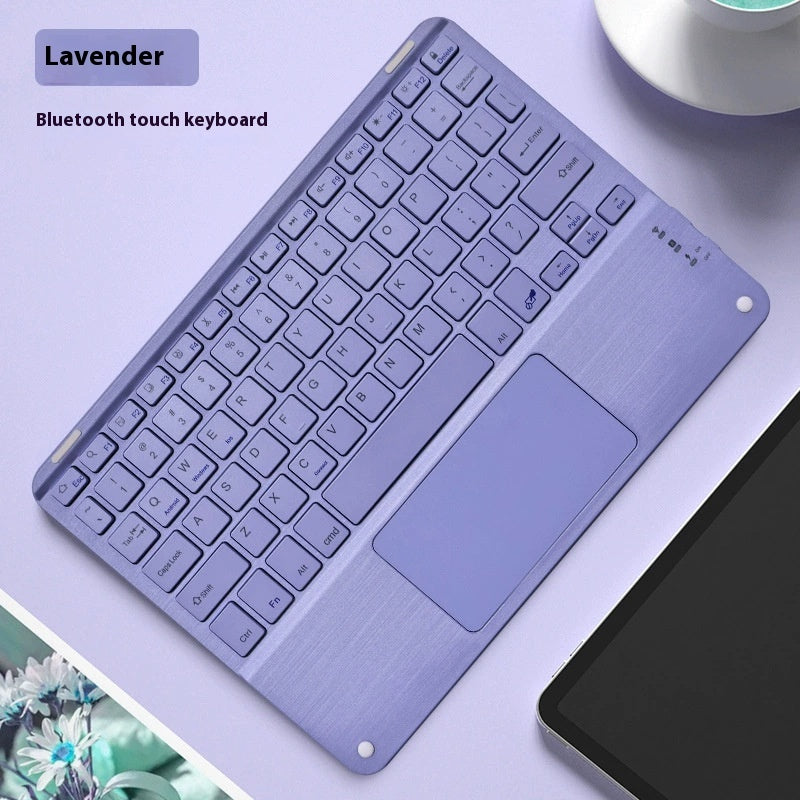 Bluetooth Keyboard With Touch For Mobile Phone Tablet Wireless Rechargeable