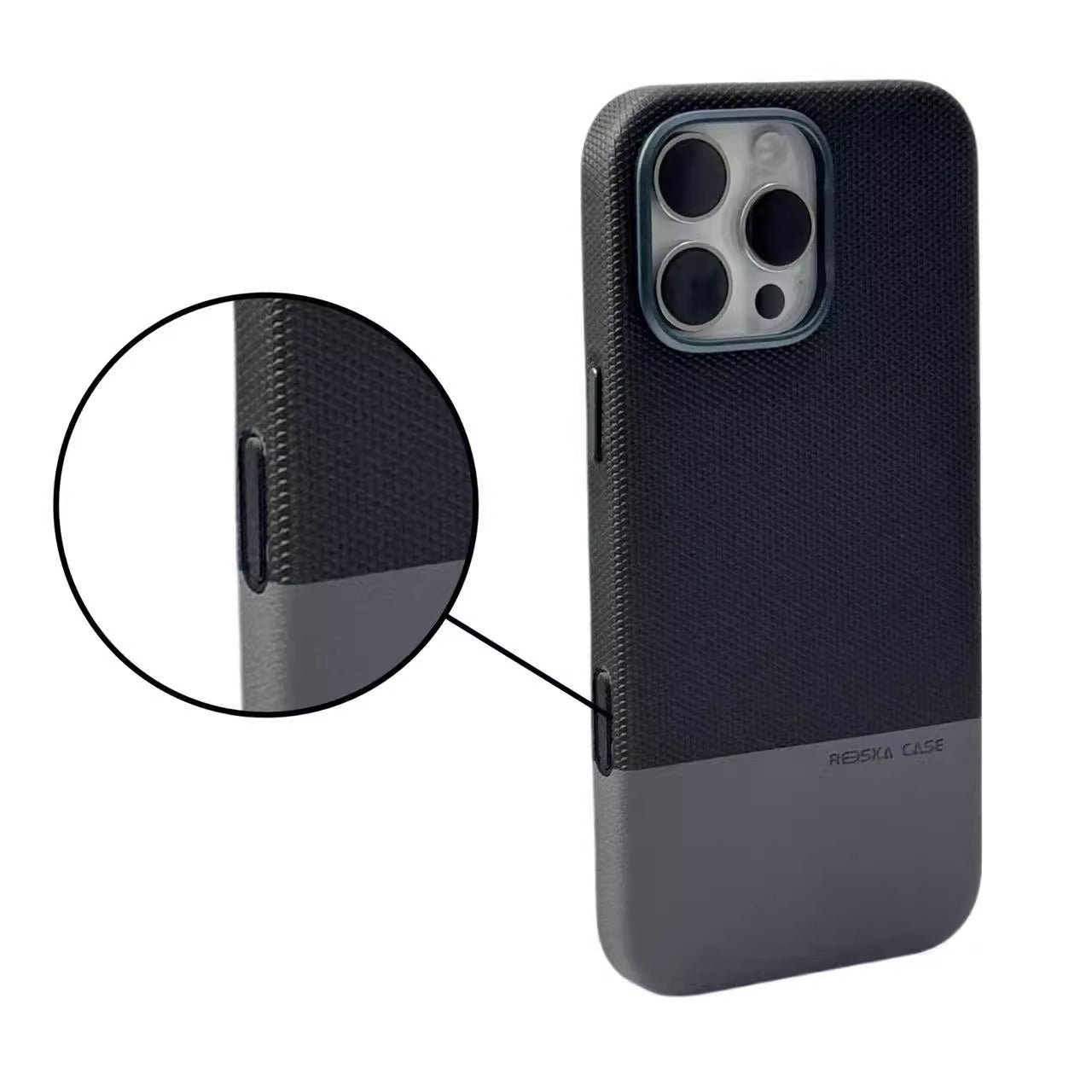 Double-piece Leather Drop-resistant Protective Cover Magnetic Phone Case