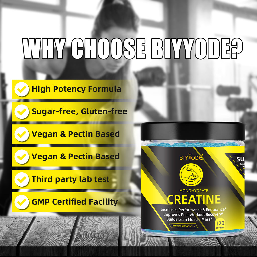 Ready Stock Wholesale Fast Shipping Healthcare Supplements Pre Workout Health Products Creatine Monohydrate Gummies