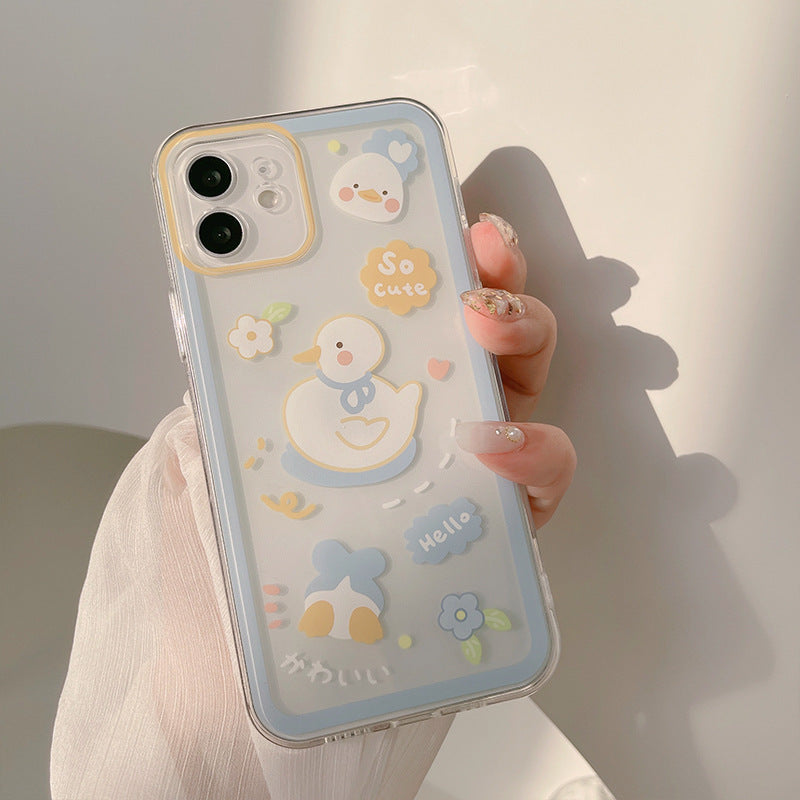 Fresh And Cute 17-Inch Compatible 16-Inch All-Covering Silicone Phone Case