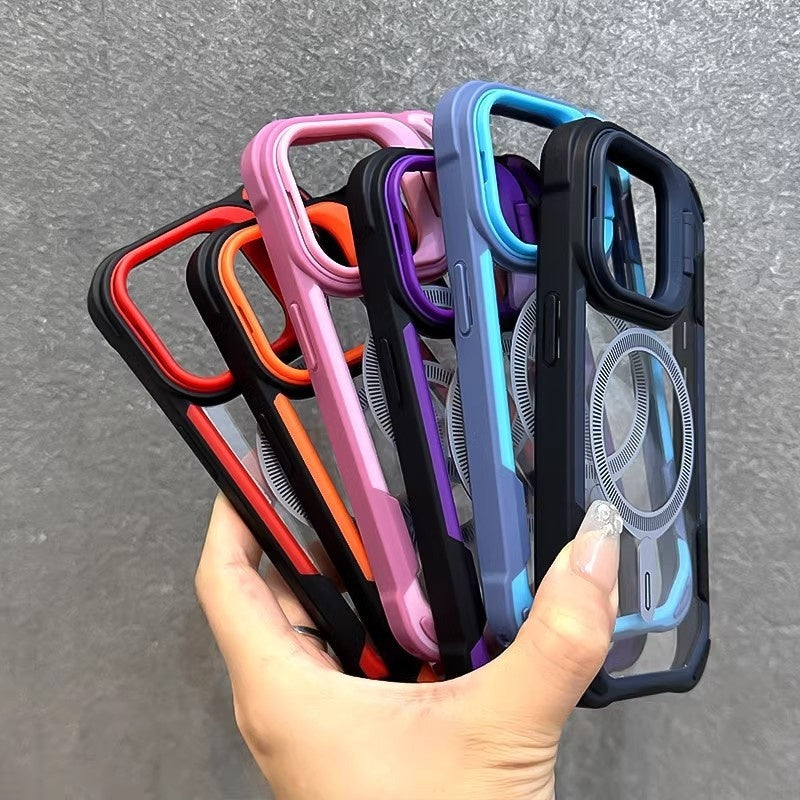 Lens Cover Bracket Phone Case Four-corner Drop-resistant Airbag Protective Cover