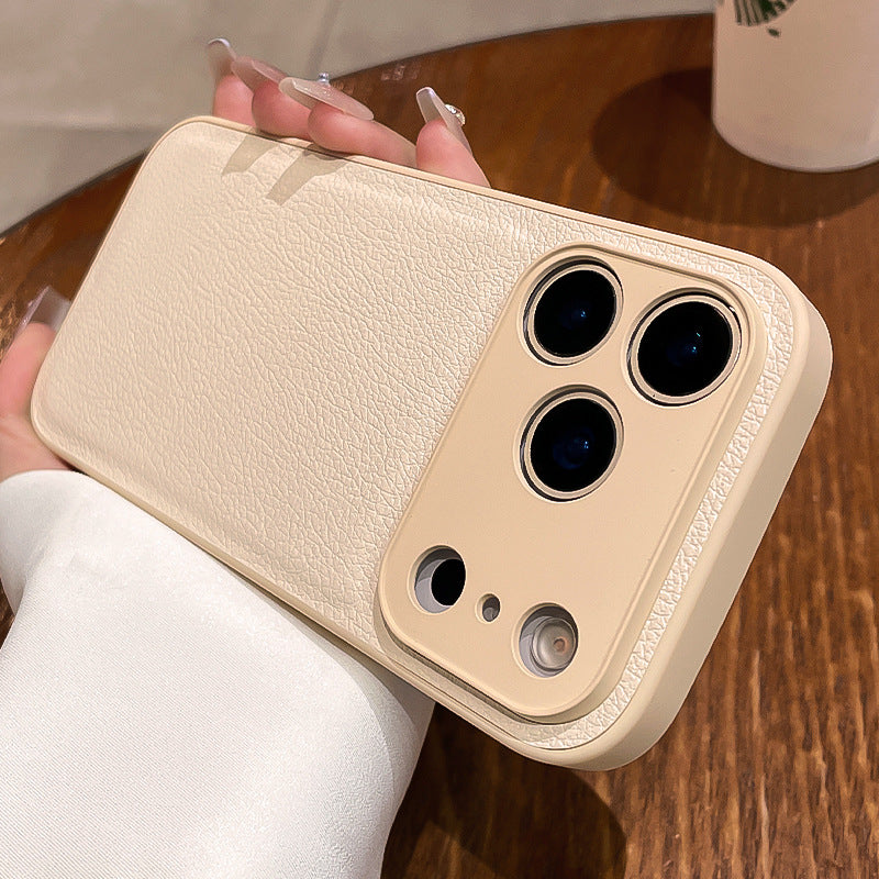 Autumn And Winter Litchi Leather Pattern All-inclusive Drop-resistant Protective Cover