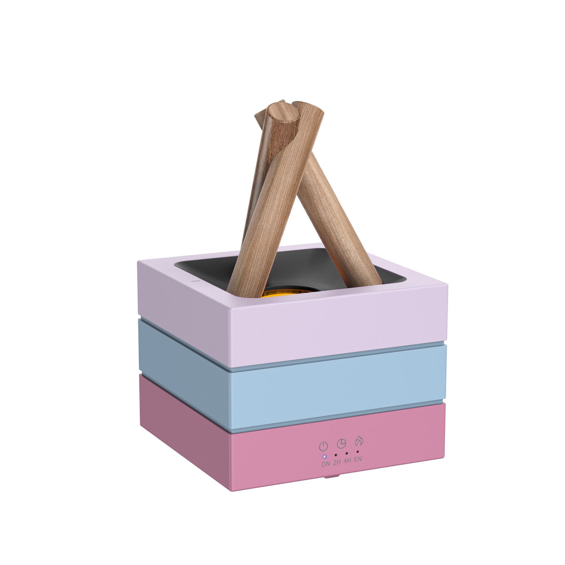 Flame Effect Aromatherapy Humidifier Aroma Diffuser Desktop Usb Plug-in Heavy Fog Humidifier USB Desktop Diffuser With Large Mist Essential Oil Compatible 7-Color LED Light