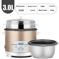 Old-fashioned Small Electric Rice Cooker 3L Large Capacity Household Rice Cooker