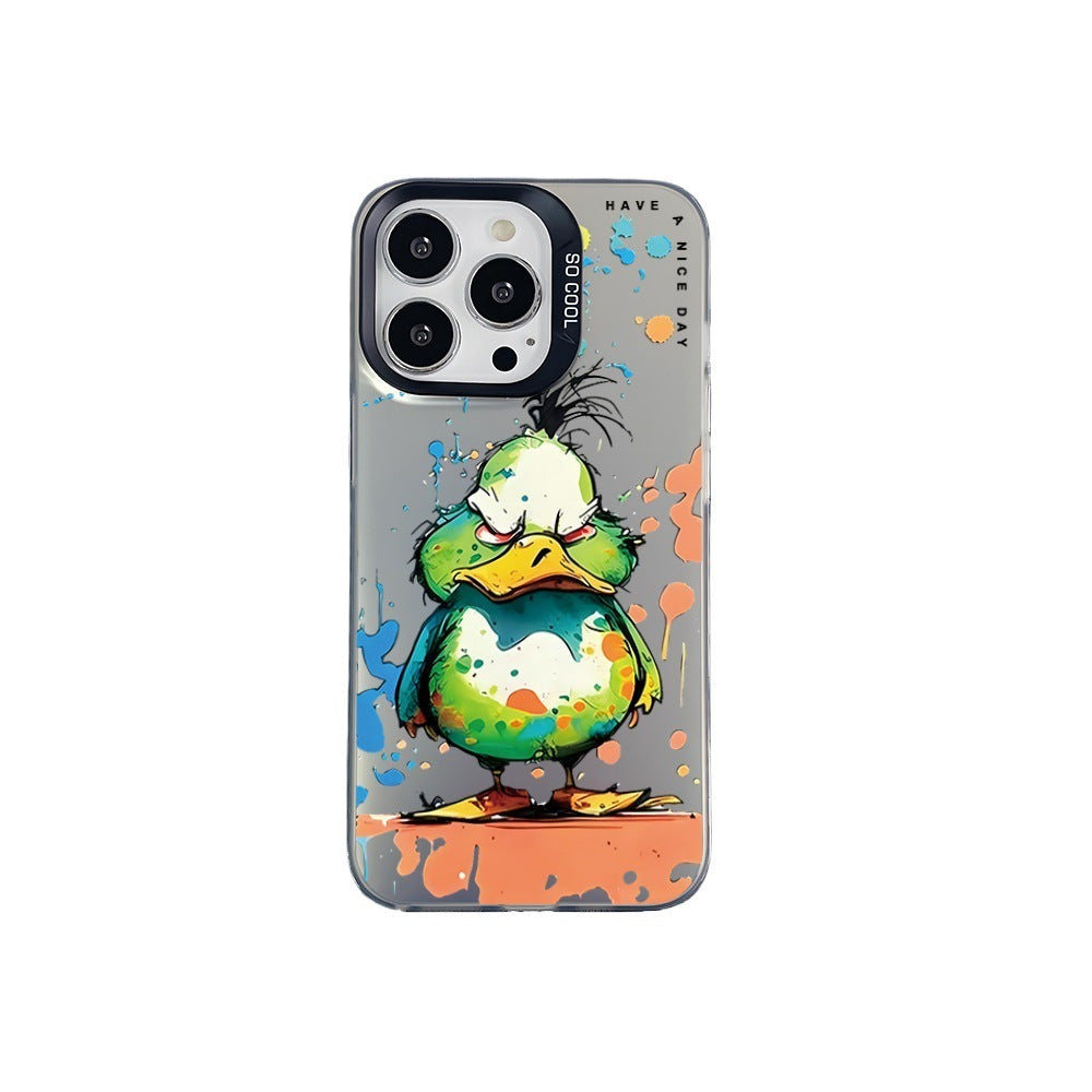 New Oil Painting Dinosaur Casesimple And Drop-resistant Protective Cover