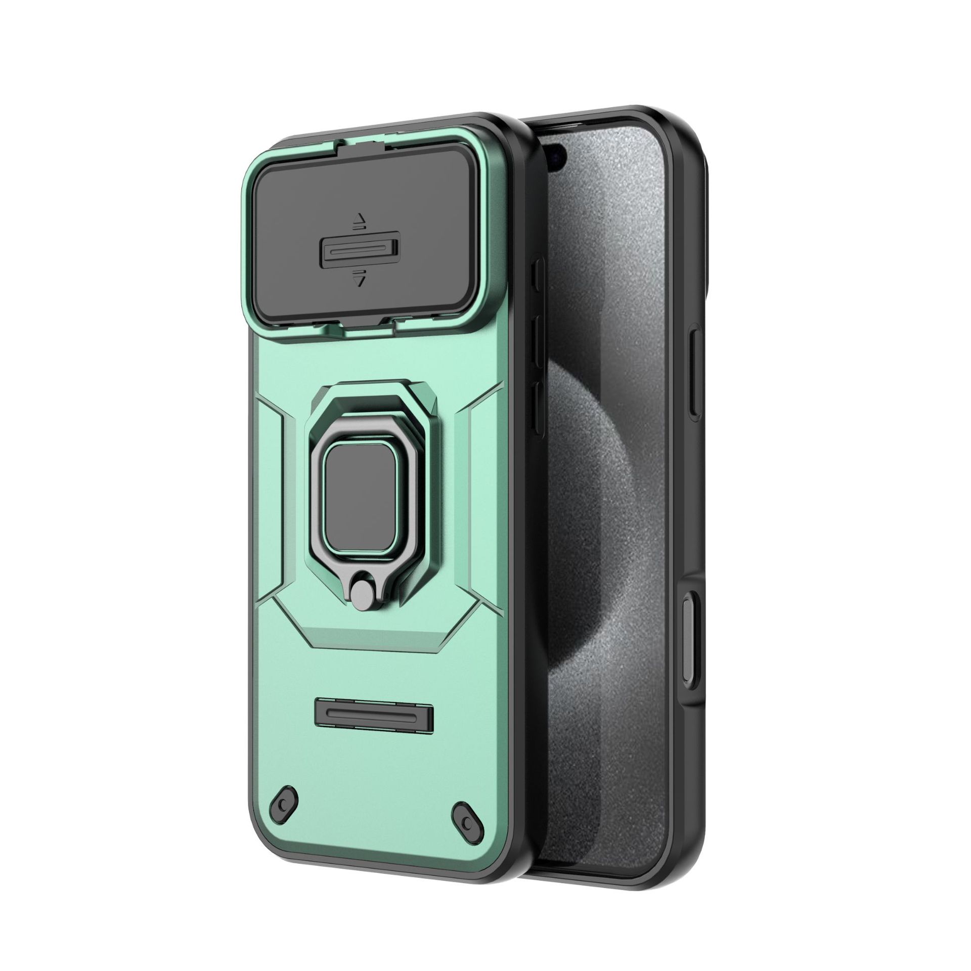 Battle Bear With Kickstand And Ring Holder, Anti-Drop Protective Cover