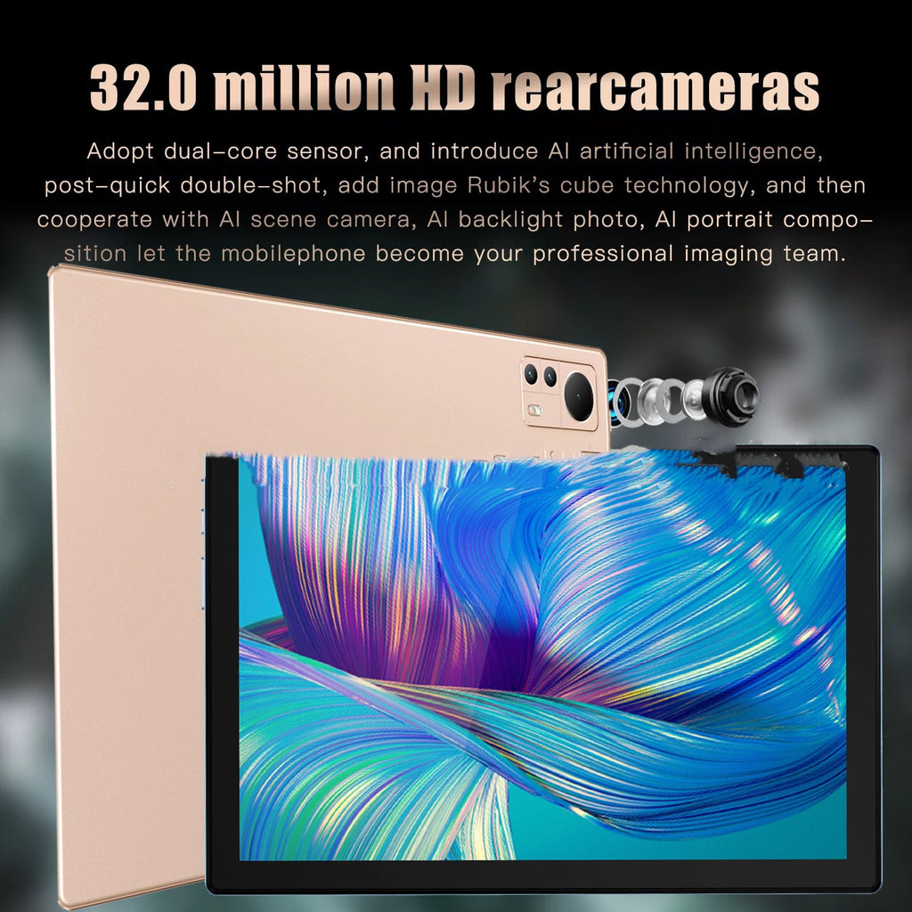 10 Inch Tablet V6012 512GB Android Google Certified 4G Calling Tablet