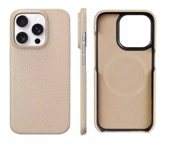 First Layer Cowhide Magnetic Protective Cover