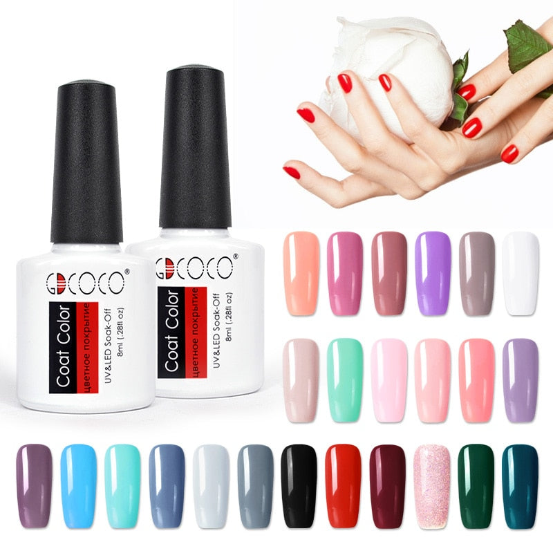 Shiny Solid Color Nail Gel
