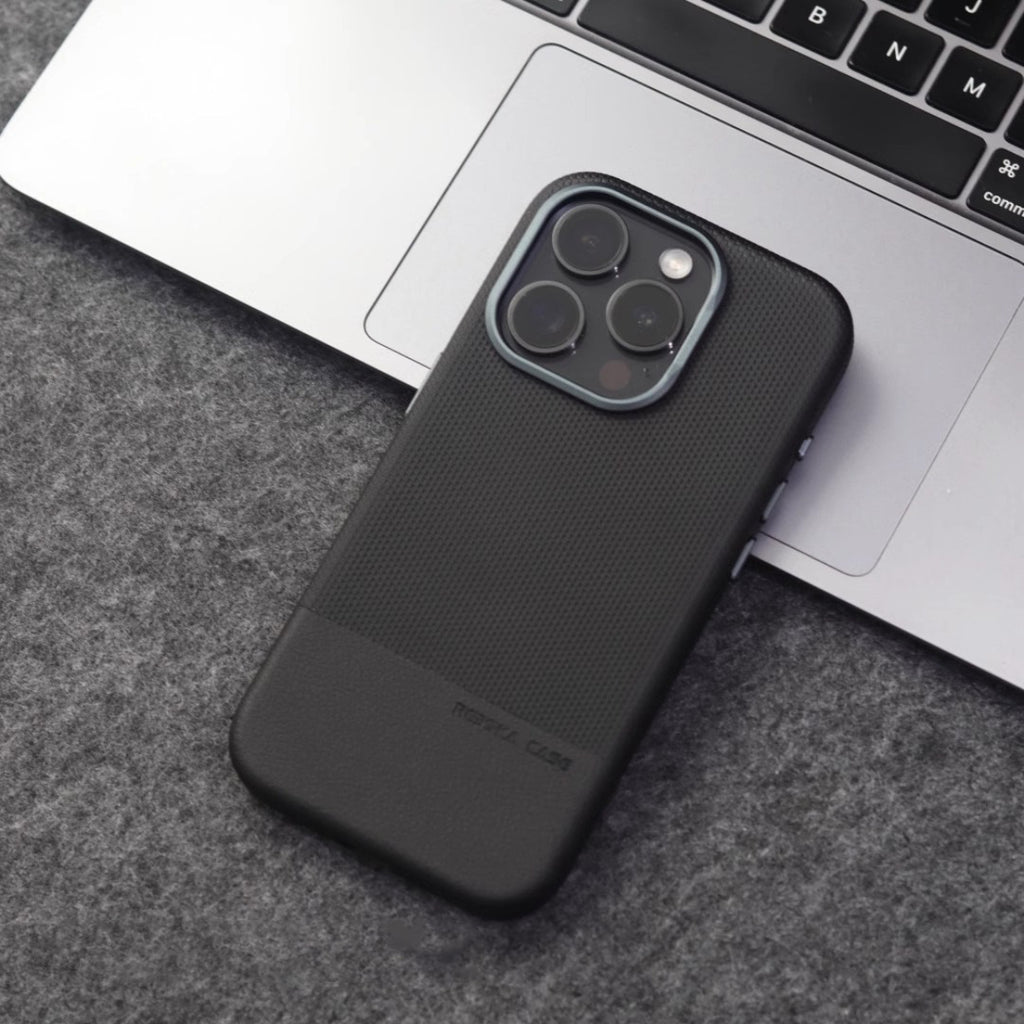 Double-piece Leather Drop-resistant Protective Cover Magnetic Phone Case