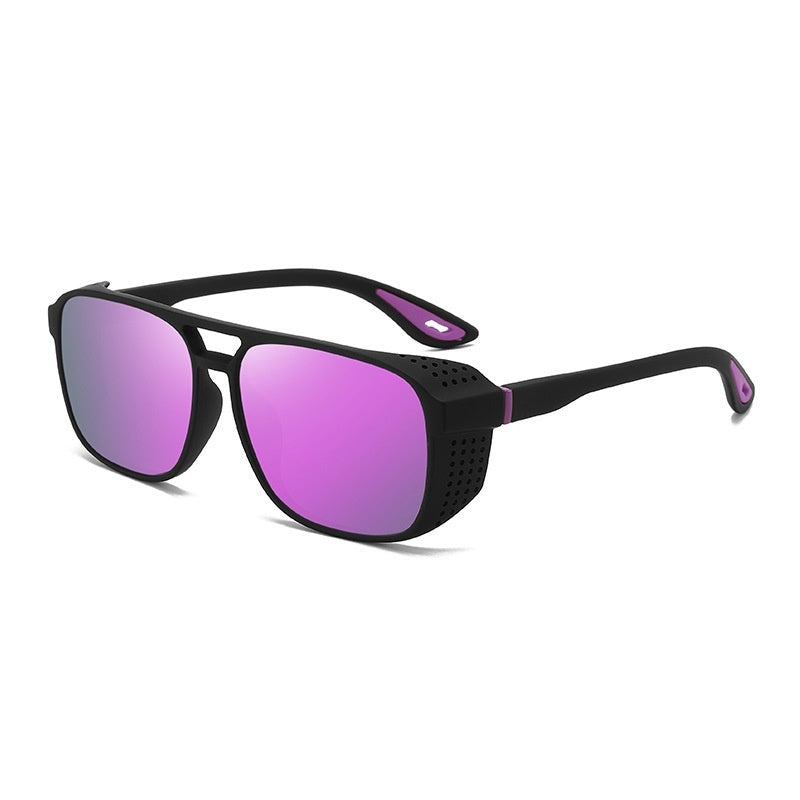 Outdoor Polarized Sunglasses With A Double-beam Side-cutout Design