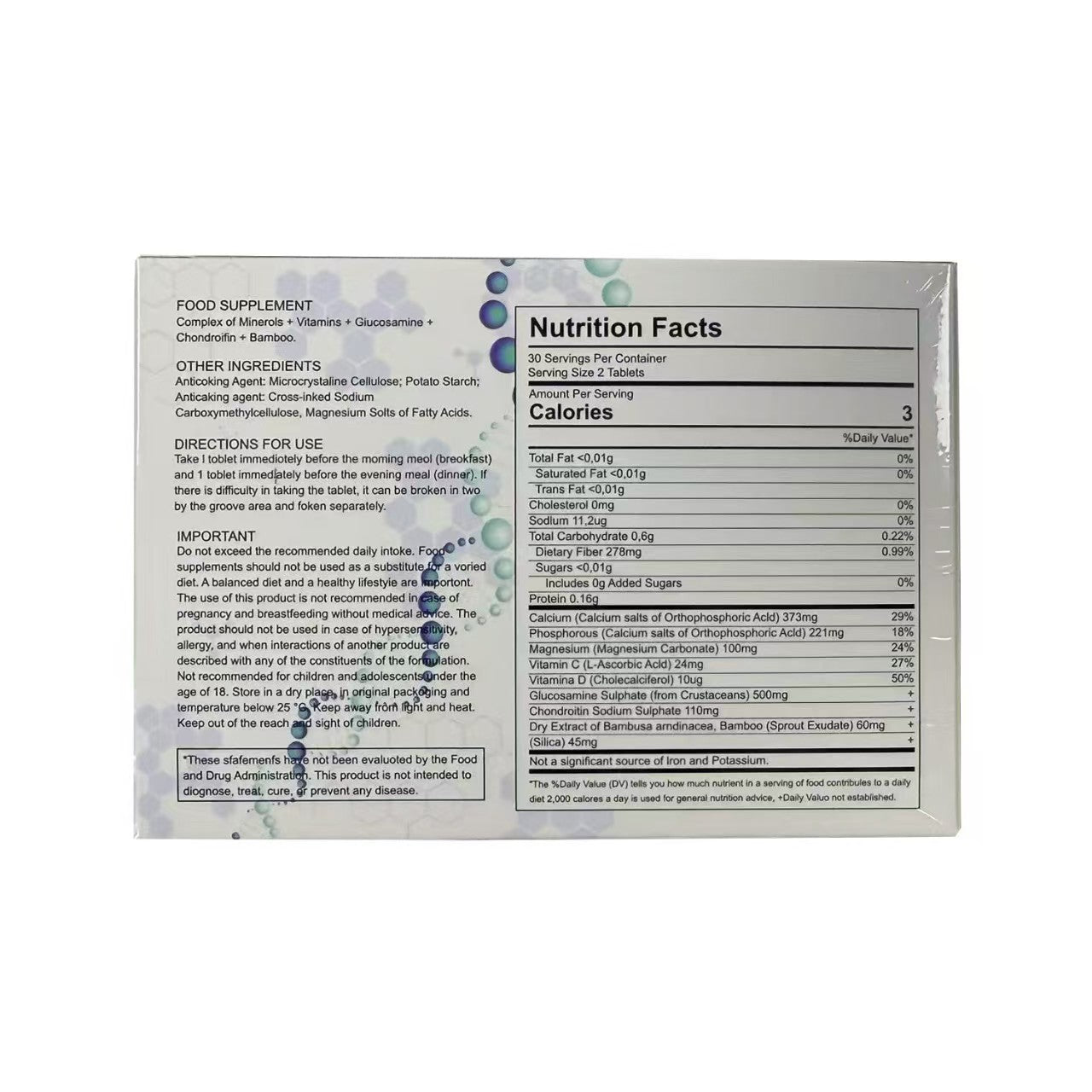 Calcitrin Gold Tablet With Glucosamine Chondroifin Mobility Reinforcement 60 Tablets
