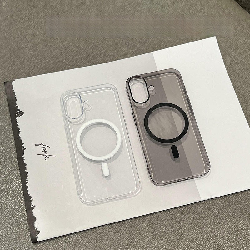 New Ultra-thin Transparent Magnetic Phone Case