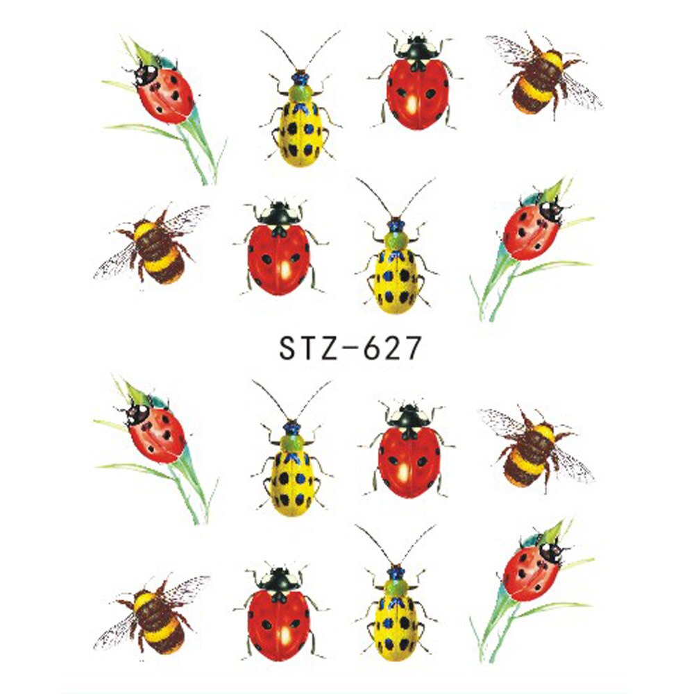 Flower Water Nail Stickers