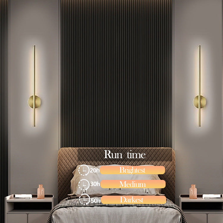 Long Strip Magnetic Charging Remote Wireless CorridorBedside Wall Light