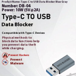 Notebook Phone Data Shielding USB Male To Type-C Female Adapter