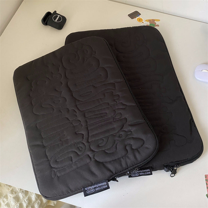Embroidered Laptop Tablet Liner Storage Bag