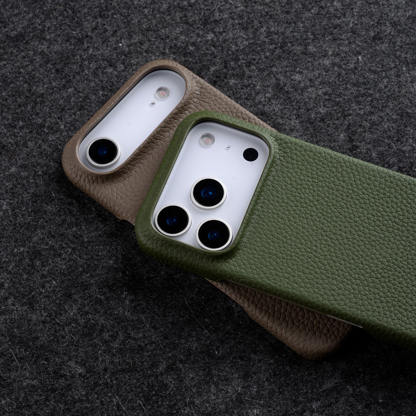 17ProMax Phone Case Genuine Leather Magnetic Protective Cover