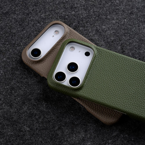 17ProMax Phone Case Genuine Leather Magnetic Protective Cover