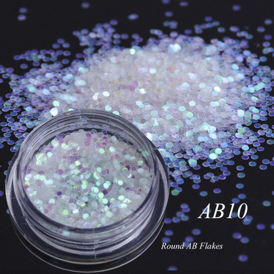 Holographic Flakes Nail Glitter Set