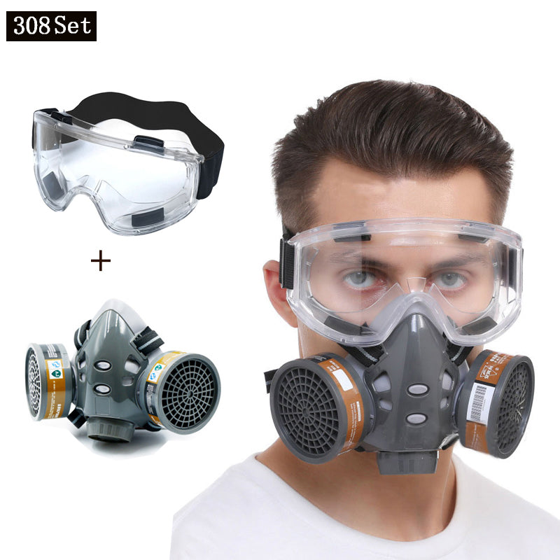 Anti Paint Odor KN95 Double Can Gas Mask