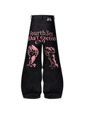 Temperature-sensitive Color-changing Embroidered Red Ear Jeans