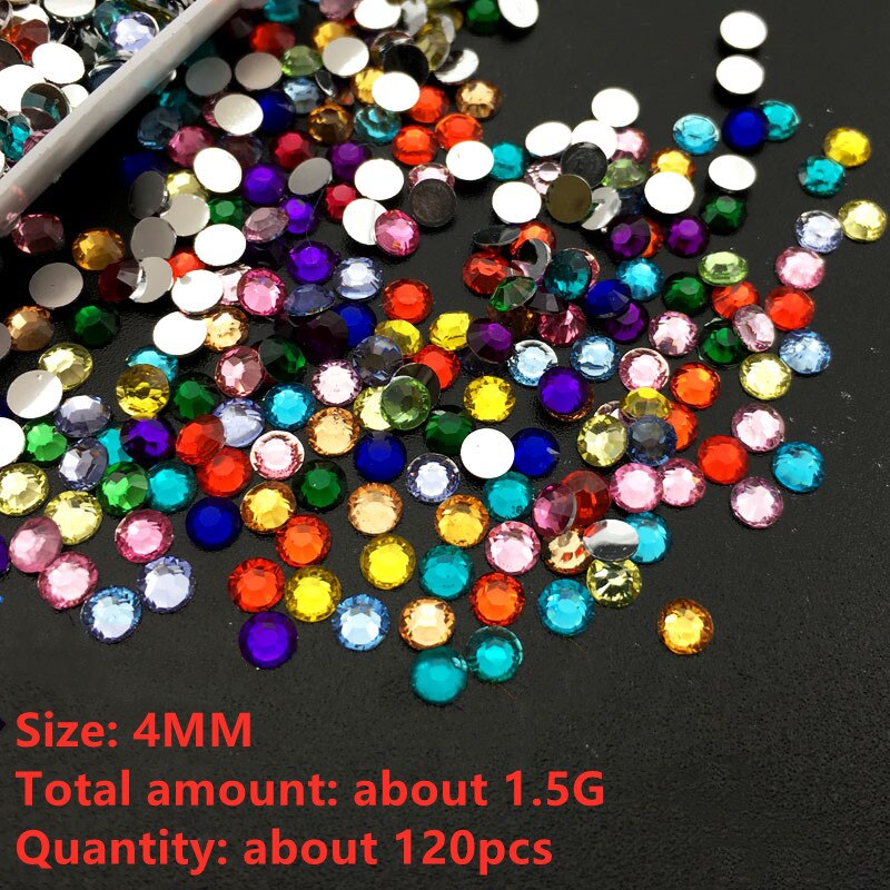 Set of 400 Flat Decorations for Pedicure