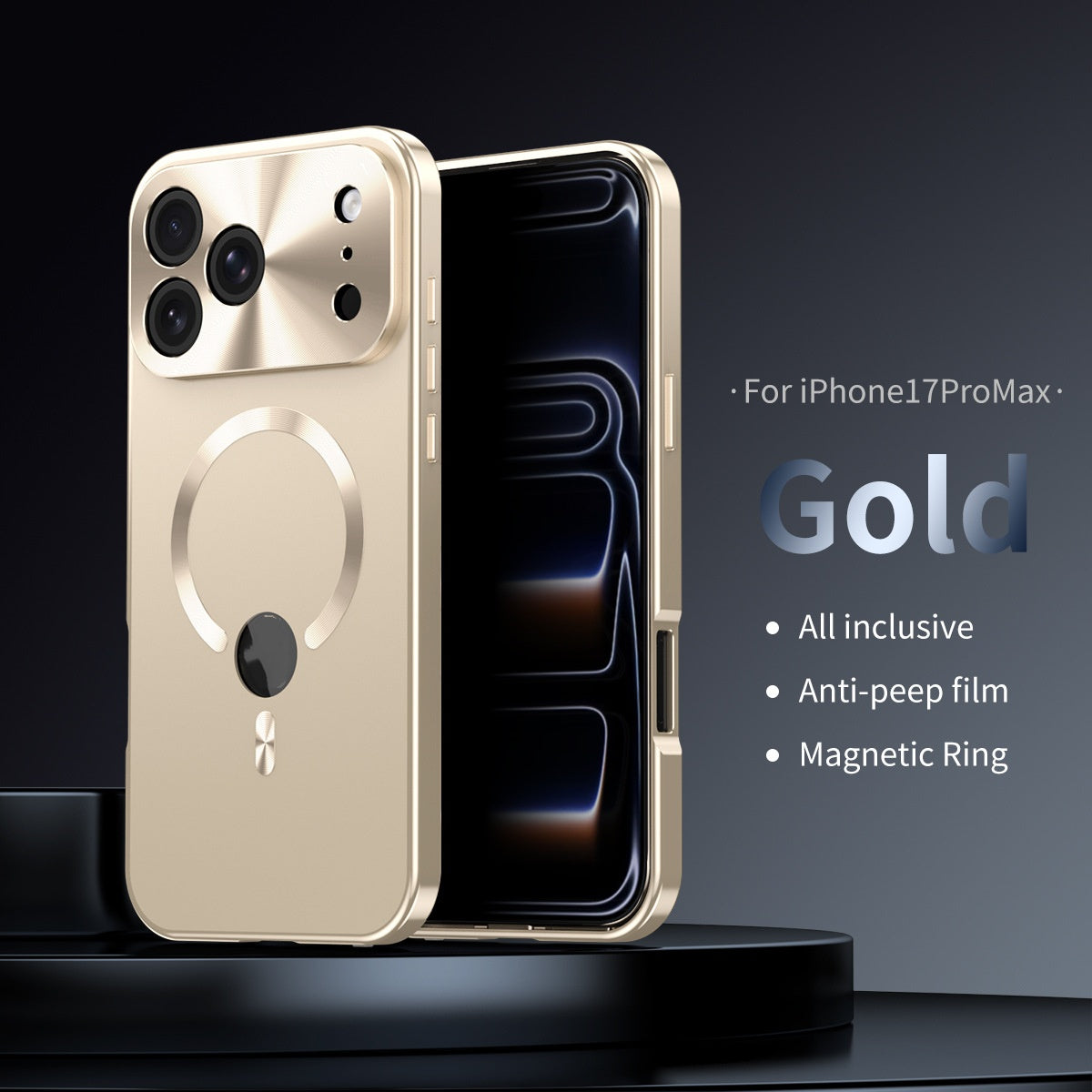 Original Color Without Magnetic Metal Protective Cover