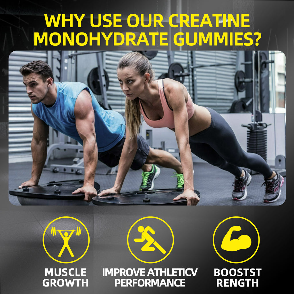 Ready Stock Wholesale Fast Shipping Healthcare Supplements Pre Workout Health Products Creatine Monohydrate Gummies