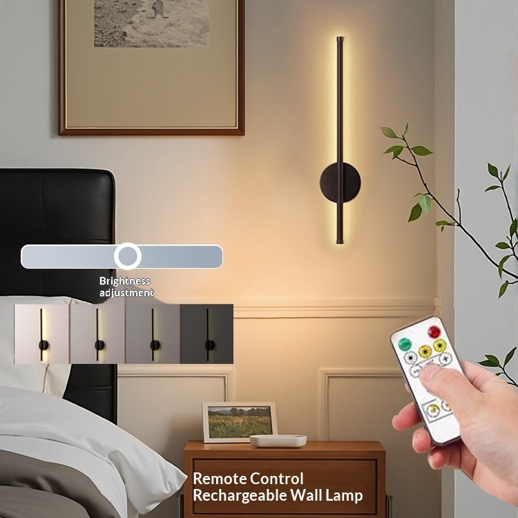 Long Strip Magnetic Charging Remote Wireless CorridorBedside Wall Light